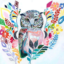 Load image into Gallery viewer, Square Owl - Full Drill Diamond Painting
