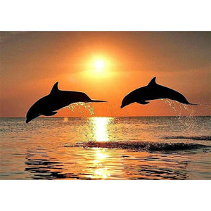 Dolphin - Full Drill Diamond Painting