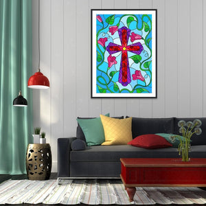 Cross - Full Drill Diamond Painting