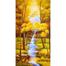 Load image into Gallery viewer, Autumn Scenery - Full Drill Diamond Painting - 100x55cm
