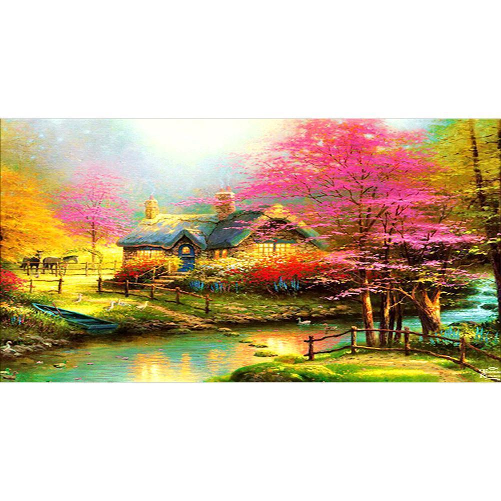 Scenery - Full Drill Diamond Painting - 100x55cm