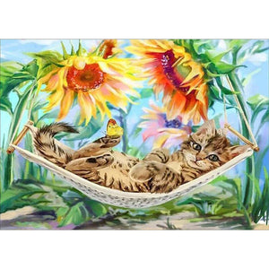 Cat - Full Drill Diamond Painting