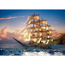 Load image into Gallery viewer, Sailboat - Full Drill Diamond Painting
