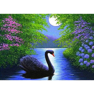 Swan - Full Drill Diamond Painting