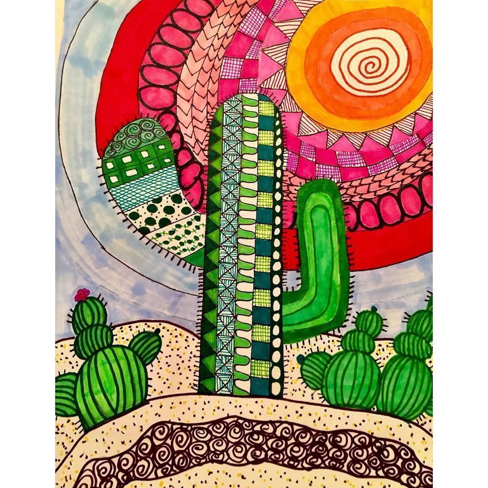 Cactus - Full Drill Diamond Painting