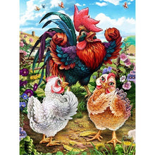 Load image into Gallery viewer, Chickens - Full Drill Diamond Painting
