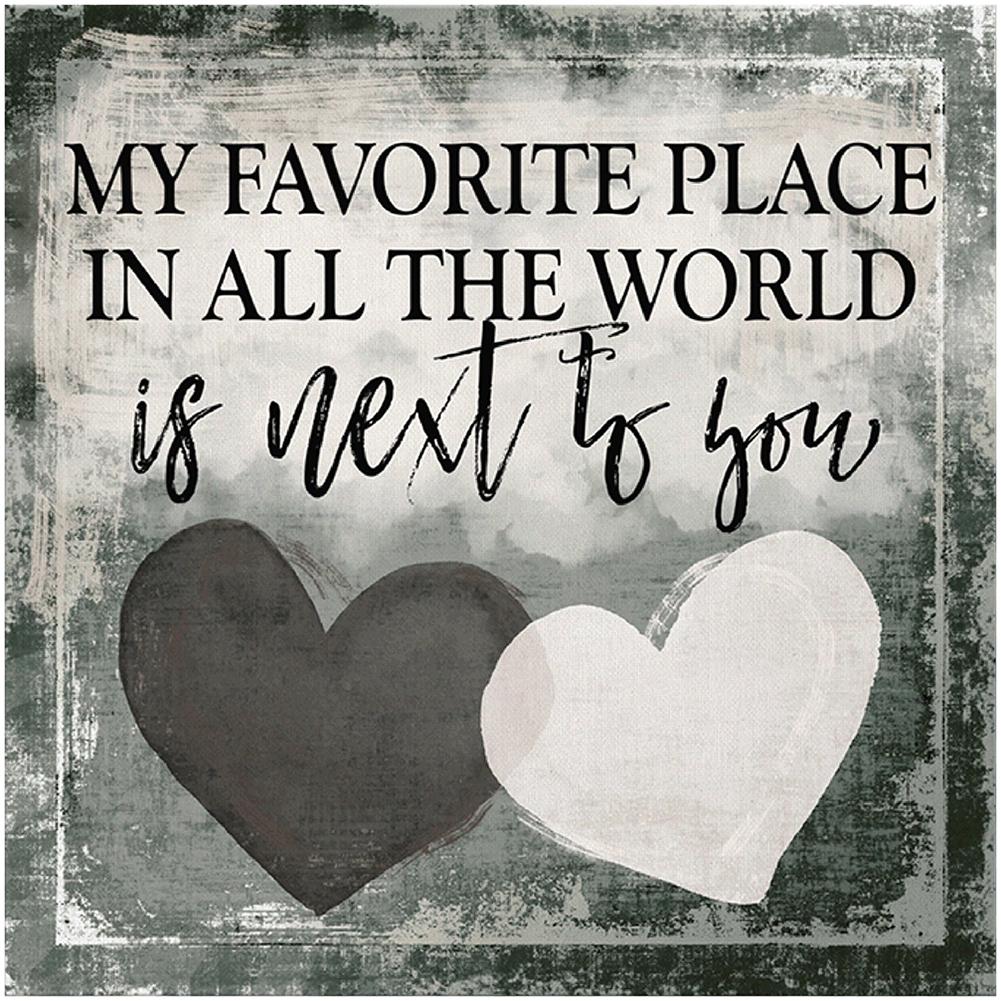 My favourite place in all the world is next to you - Full Drill Diamond Painting
