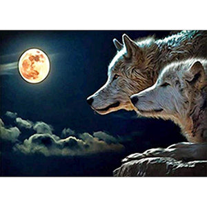 Wolves - Full Drill Diamond Painting