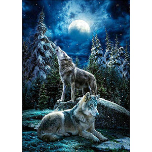 Wolves - Full Drill Diamond Painting