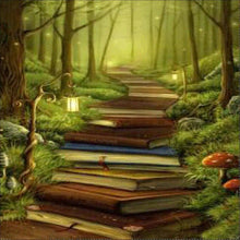 Load image into Gallery viewer, Book Ladder - Full Drill Diamond Painting
