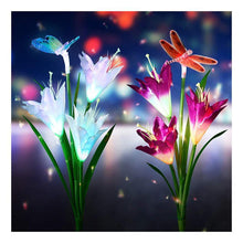 Load image into Gallery viewer, Dragonfly Flower - Full Drill Diamond Painting
