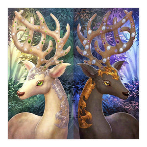 Deer Ornaments - Full Drill Diamond Painting