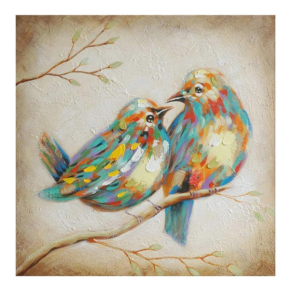 2 Birds Ornament - Full Drill Diamond Painting