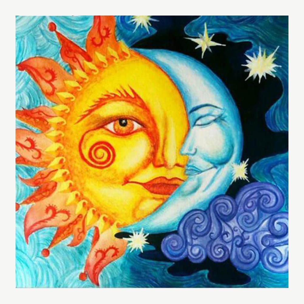 Sun and Moon - Full Drill Diamond Painting