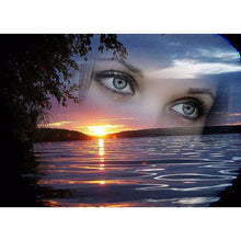 Load image into Gallery viewer, Eyes Sea  - Full Drill Diamond Painting
