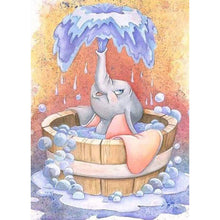 Load image into Gallery viewer, Cute Elephant - Full Drill Diamond Painting
