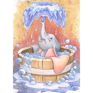 Cute Elephant - Full Drill Diamond Painting
