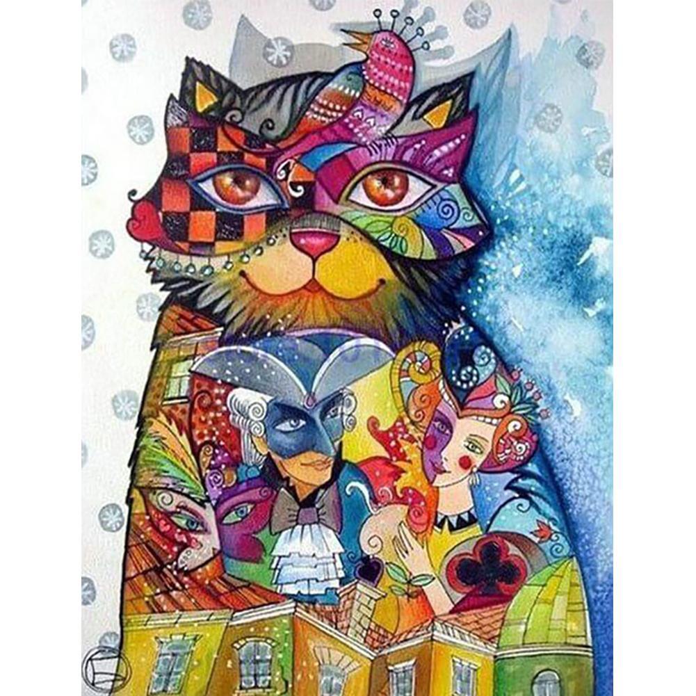 Cat Walls - Full Drill Diamond Painting