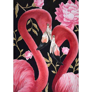 Pink Bird - Full Drill Diamond Painting