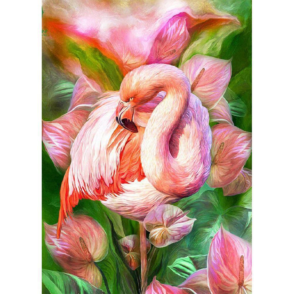 Pink Bird - Full Drill Diamond Painting