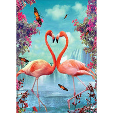 Load image into Gallery viewer, Pink Bird - Full Drill Diamond Painting
