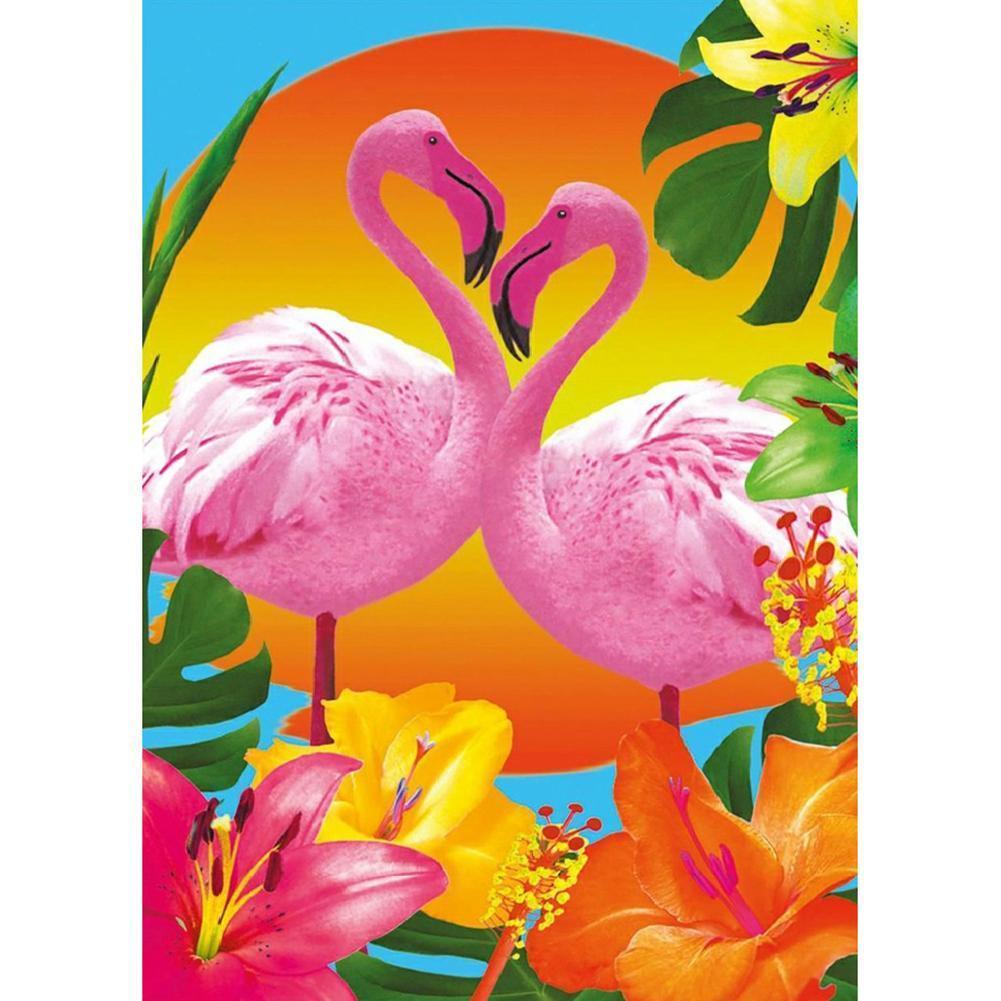 Pink Bird - Full Drill Diamond Painting