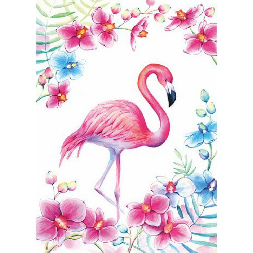 Pink Bird - Full Drill Diamond Painting