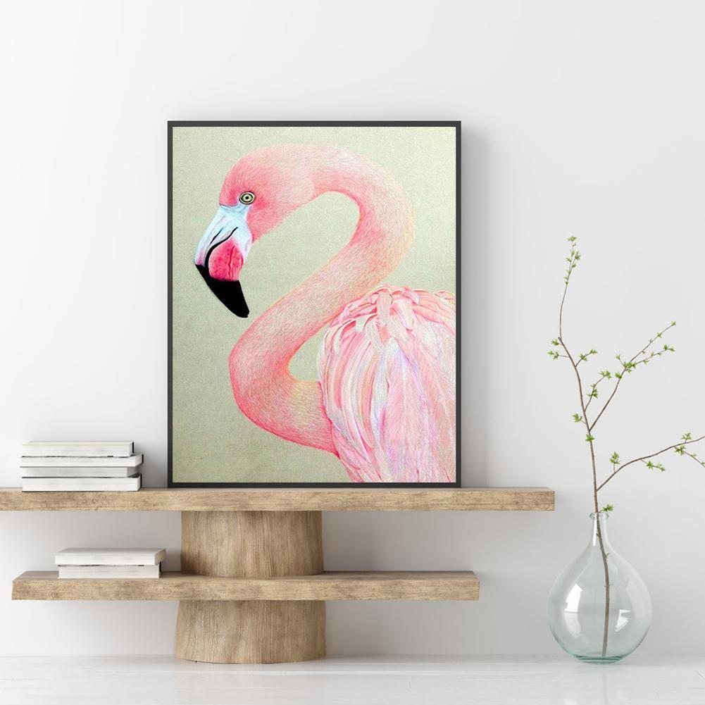 Pink Bird - Full Drill Diamond Painting