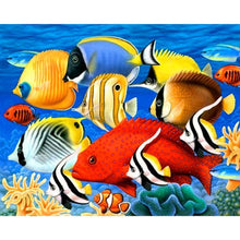 Load image into Gallery viewer, Colorful Fish - Full Drill Diamond Painting

