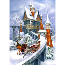 Load image into Gallery viewer, Santa Castle - Full Drill Diamond Painting
