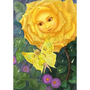 Butterfly Flower - Full Drill Diamond Painting