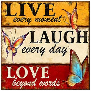 Positive Word - Full Drill Diamond Painting
