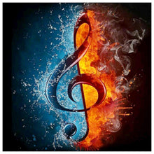 Load image into Gallery viewer, Musical Note - Full Drill Diamond Painting
