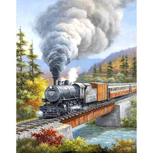 Load image into Gallery viewer, Train - Full Drill Diamond Painting
