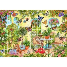 Load image into Gallery viewer, Butterfly Cat - Full Drill Diamond Painting
