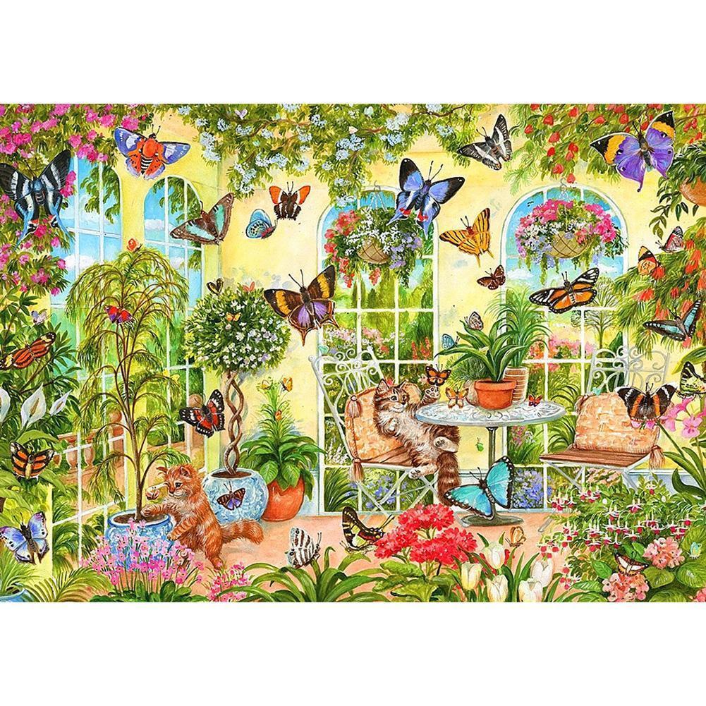 Butterfly Cat - Full Drill Diamond Painting