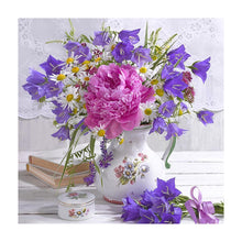 Load image into Gallery viewer, Elegant Flowers - Full Drill Diamond Painting
