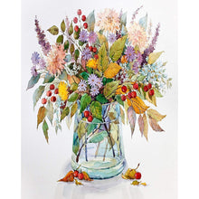 Load image into Gallery viewer, Flowers Bouquet - Full Drill Diamond Painting

