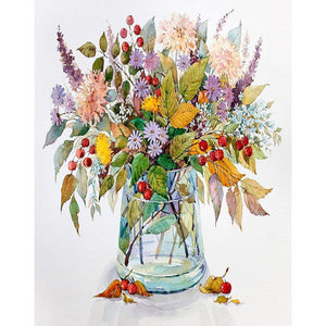 Flowers Bouquet - Full Drill Diamond Painting