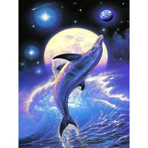 Dolphin - Full Drill Diamond Painting