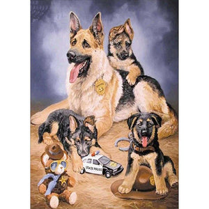Dog - Full Drill Diamond Painting