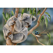 Load image into Gallery viewer, Koala and wren - Full Drill Diamond Painting
