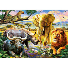 Load image into Gallery viewer, Elephant - Full Drill Diamond Painting
