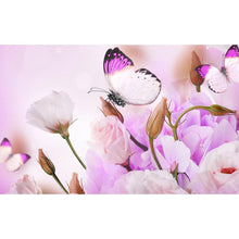 Load image into Gallery viewer, Butterfly Flower - Full Drill Diamond Painting
