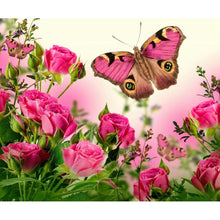 Load image into Gallery viewer, Butterfly Flower - Full Drill Diamond Painting
