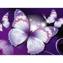 Load image into Gallery viewer, Butterfly Flower - Full Drill Diamond Painting
