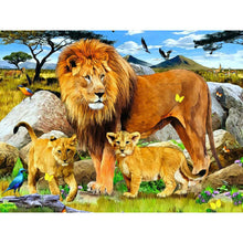 Load image into Gallery viewer, Lion - Full Drill Diamond Painting
