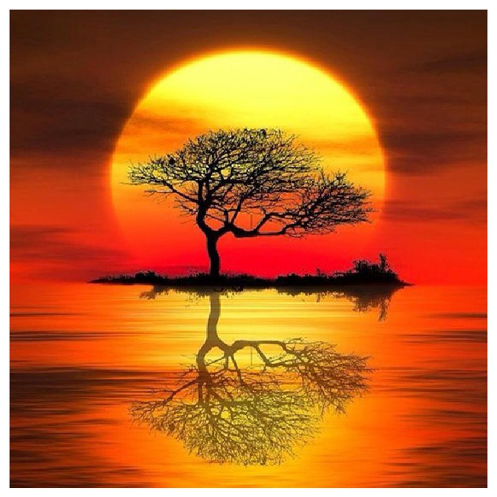 Tree Moon - Full Drill Diamond Painting