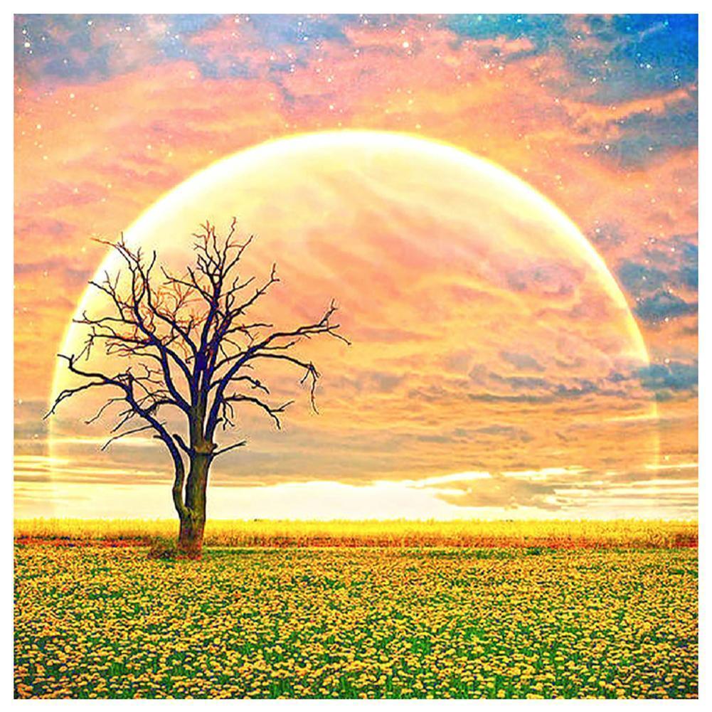 Tree Moon - Full Drill Diamond Painting