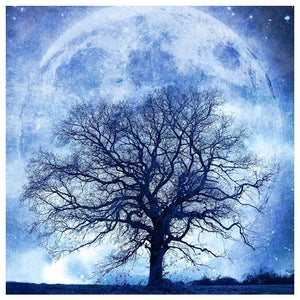 Tree Moon - Full Drill Diamond Painting